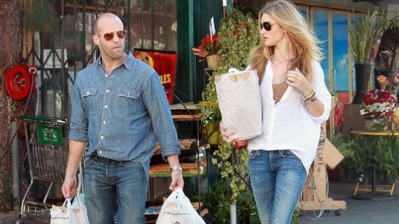 Jason and his wife shopping
