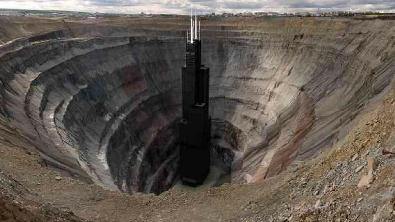 Ever Imagined Fitting A Tower In A Mine Image