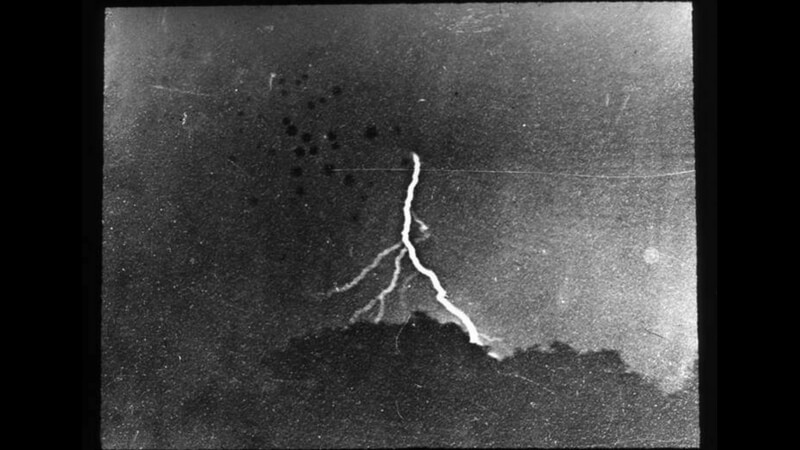 First lightning photograph