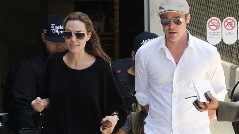Angelina Jolie and Brad Pitt having a healthy quarrel 