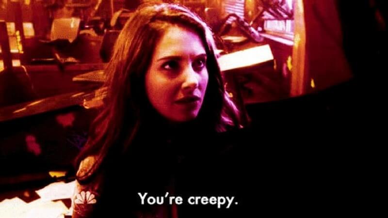 Give her some space while flirting