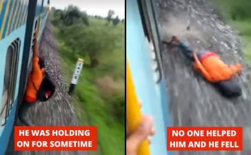 A Young Man Fell From Train