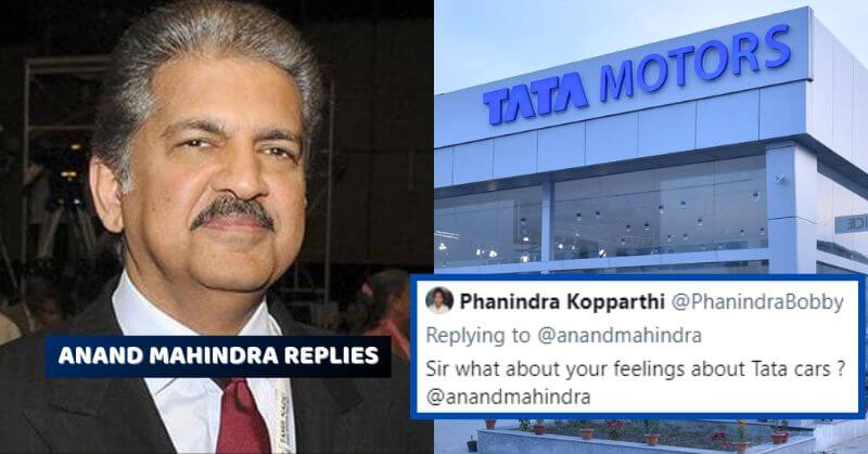 Anand Mahindra Replies Tata Motors