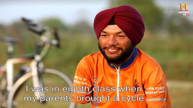 Armless Cyclist Jagwinder Singh