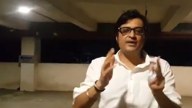 Arnab Goswami has been attacked