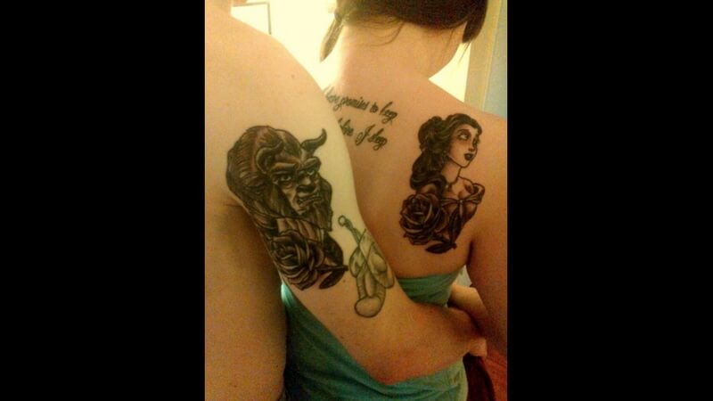 Beauty and the Beast Tattoos
