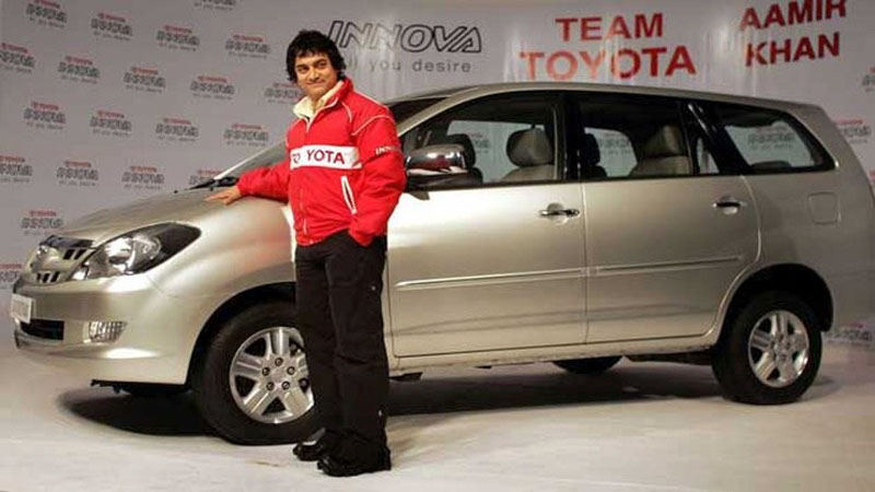 Bollywood Stars Using Toyota Innova