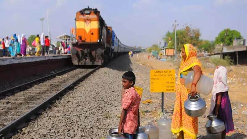 Small Boy Travels 14 Km for water