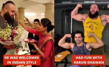 Braun Strowman And Varun Dhawan