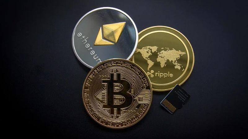 Cryptocurrency Bitcoin, Ripple