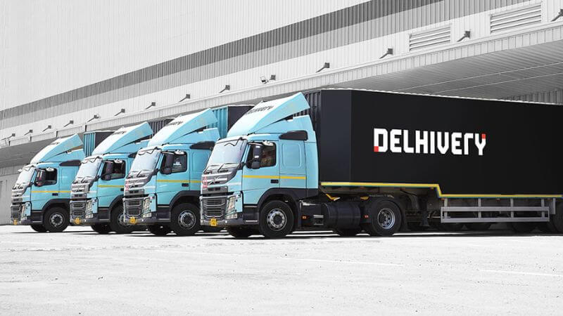 Delhivery Courier Truck