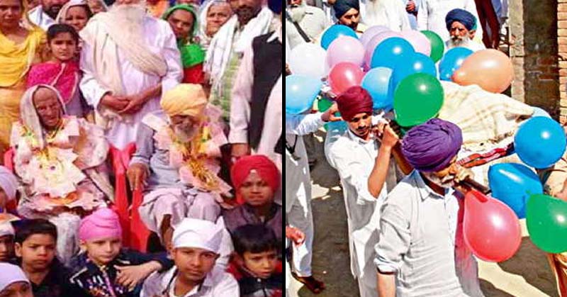 Died after 100th marriage anniversary