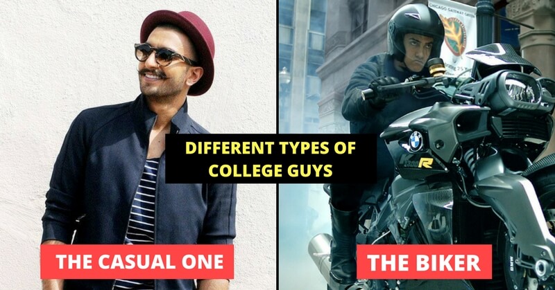 Different Types Of College Guys