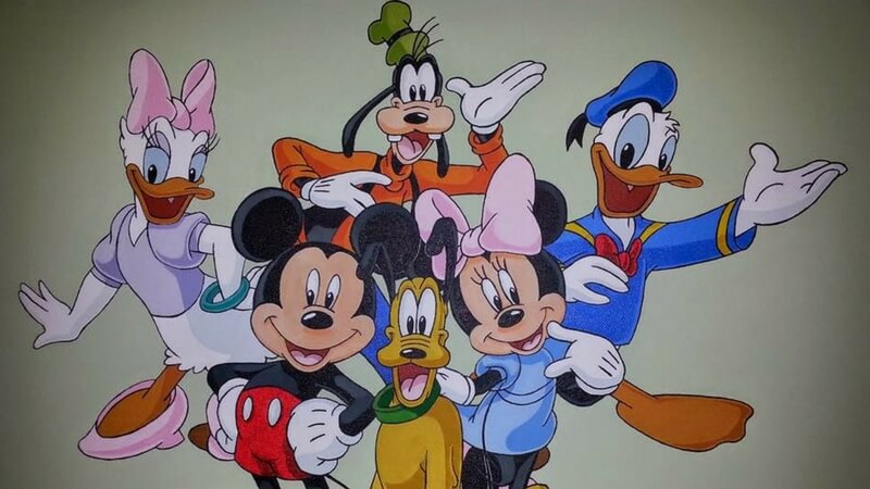 Day care Mural Case Disney