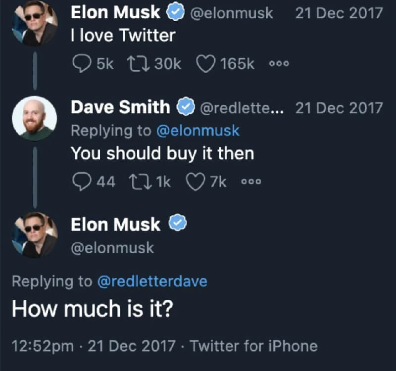 Elon Musk Dave Smith Twitter