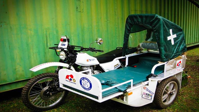 Engineering Students Made Bike Ambulance