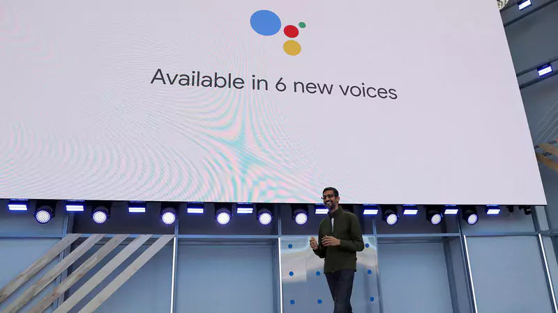 Sunadar Pichai Google Assistant Demo