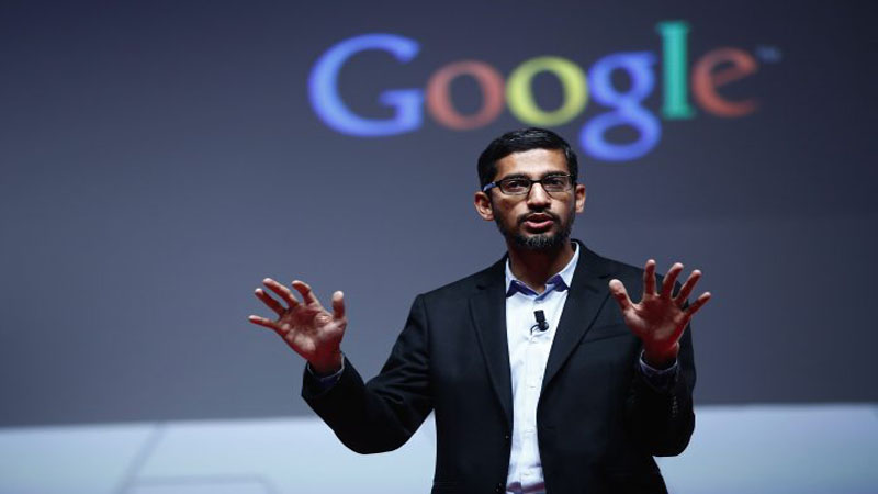 Sunadar Pichai Google Assistant Demo