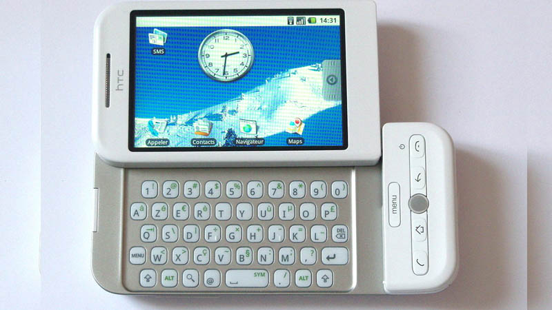 HTC Dream had a horizontal slide-out