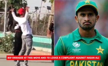 Hasan Ali At Wagah Border