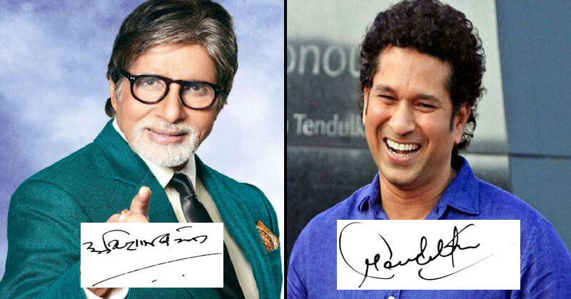 Indian Celebrity Autographs