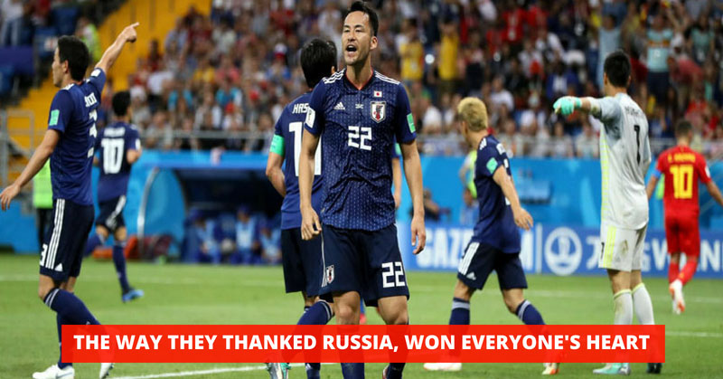 Japanese Players Cleaned The Dressing Room