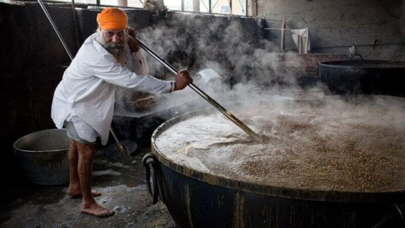 Langar Dal Preparation Golden Temple