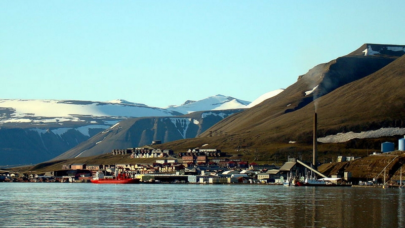 Norway town Longyearbyen