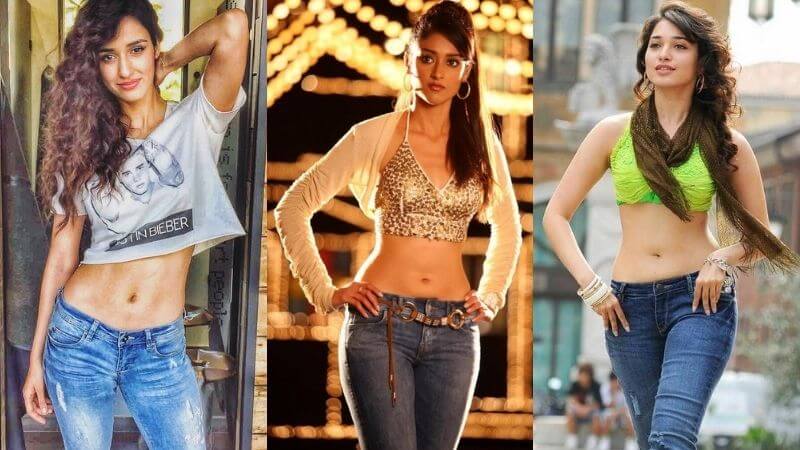 Actresses Low Waist Jeans