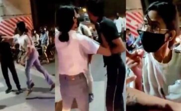 Lucknow Girl Beating Cab Driver