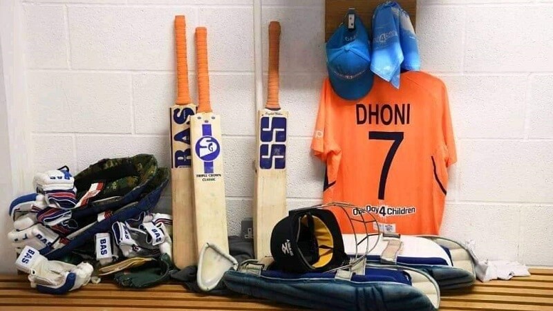 MS Dhoni Bat