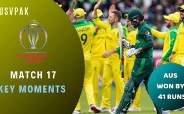Match 17: Australia vs Pakistan