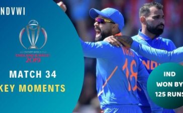Match 34 India vs West Indies
