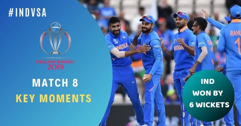 Match 8 India vs South Africa