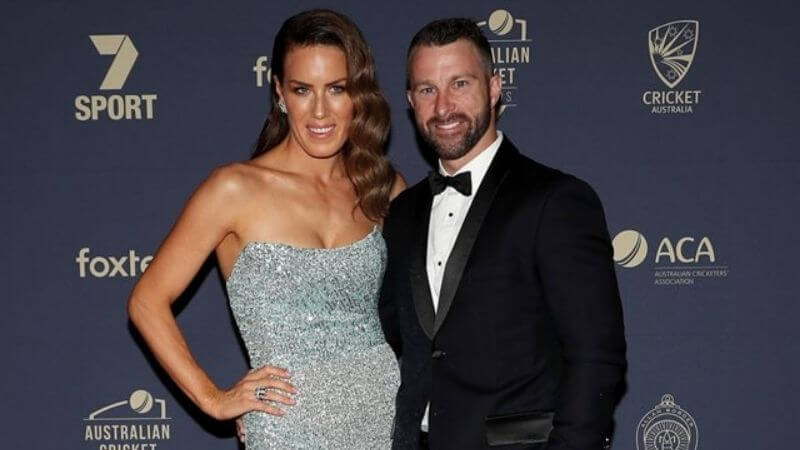 Matthew Wade With Wife Julia