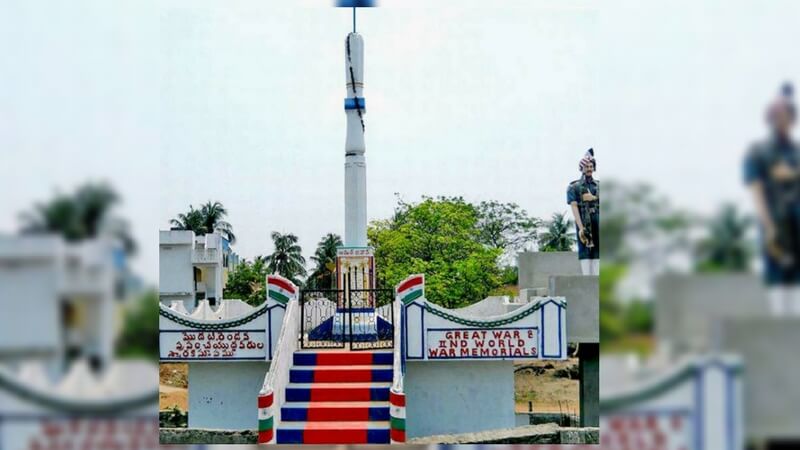 War memorial for soldiers in Madhavaram