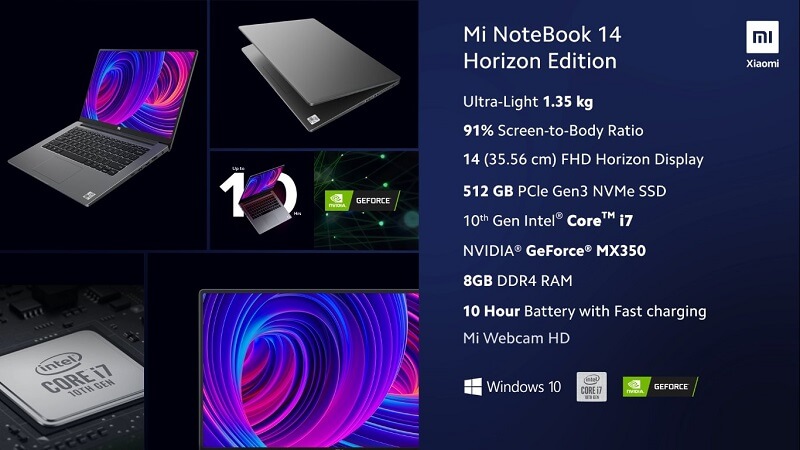 Mi Notebook 14 Horizon Edition Specs