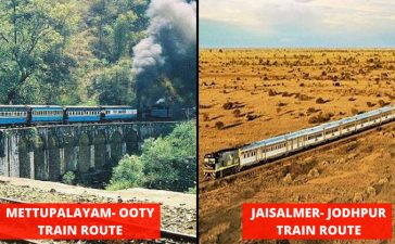 Most Beautiful Train Routes In India