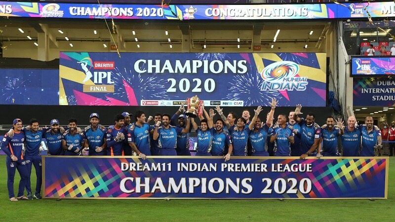 Mumbai Indians IPL 2020 Champion