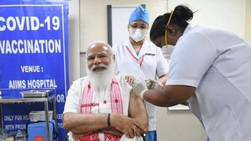 Narendra Modi Vaccination