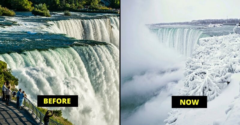 Niagara Falls ice