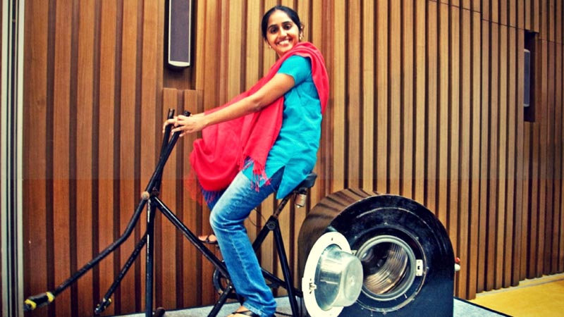Pedal Powered Washing Machine, Remya Jose