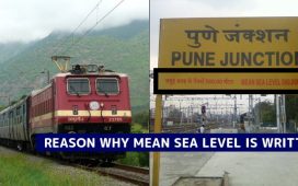 Railway Station Board Mean Sea Level