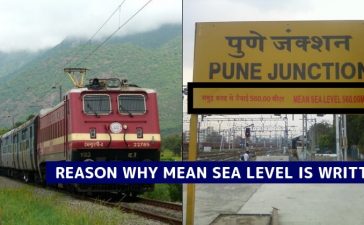 Railway Station Board Mean Sea Level
