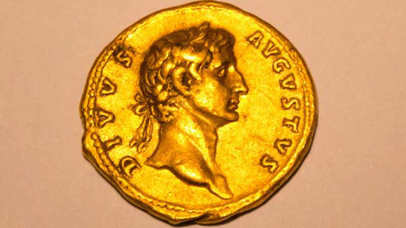 Rare Gold Coin In Galilee