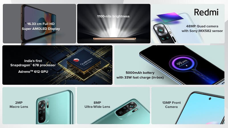 Redmi Note 10 Specs