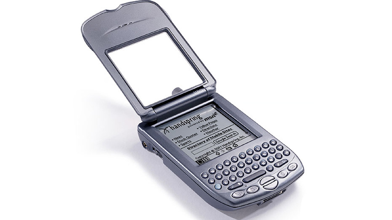 Remembered as the Palm Treo, the PalmOS-based smartphone
