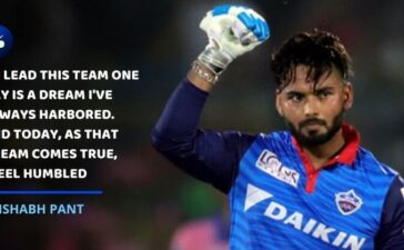 Rishabh Pant Delhi Capitals Captain