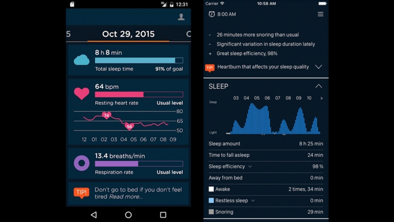 Smartphone Tricks Sleep Cycle App That Tracks Your Sleeping Pattern Of The Previous Night