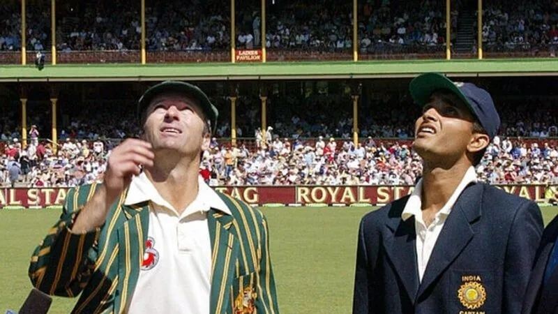 Sourav Ganguly Steve Waugh Toss